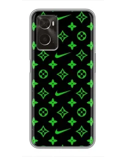 Чохол для OPPO A96 з картинкою «Неоновий принт LV» Чохол для OPPO A96 з картинкою «Неоновий принт LV»
