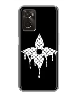 Чохол для OPPO A96 з картинкою «Квіткова монограма»