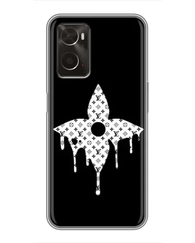 Чохол для OPPO A96 з картинкою «Квіткова монограма» Чохол для OPPO A96 з картинкою «Квіткова монограма»