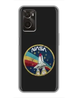 Чохол для OPPO A96 з картинкою «NASA — емблема місії» Чохол для OPPO A96 з картинкою «NASA — емблема місії»