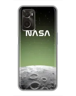 Чохол для OPPO A96 з картинкою «NASA — місячний градієнт» Чохол для OPPO A96 з картинкою «NASA — місячний градієнт»