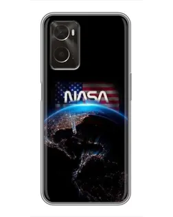 Чохол для OPPO A96 з картинкою «Земля з космосу NASA» Чохол для OPPO A96 з картинкою «Земля з космосу NASA»
