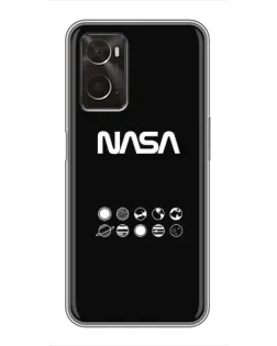 Чохол для OPPO A96 з картинкою «NASA — технічний принт» Чохол для OPPO A96 з картинкою «NASA — технічний принт»