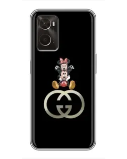 Чохол для OPPO A96 з картинкою «Мінні Маус на лого» Чохол для OPPO A96 з картинкою «Мінні Маус на лого»
