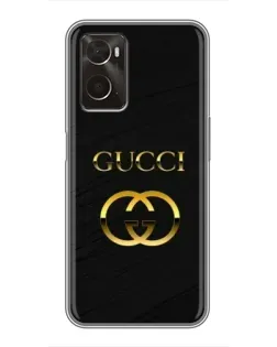 Чохол для OPPO A96 з картинкою «Золотий логотип Gucci» Чохол для OPPO A96 з картинкою «Золотий логотип Gucci»