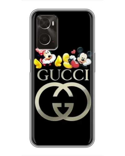 Чохол для OPPO A96 з картинкою «Gucci — герої Disney»