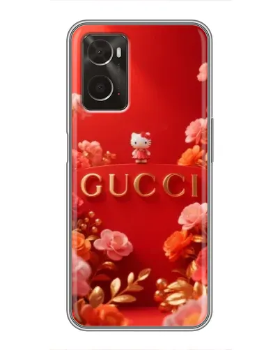 Чохол для OPPO A96 з картинкою «Gucci — золотий сад»