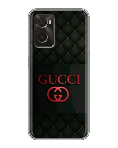 Чохол для OPPO A96 з картинкою «Gucci — стьобаний чорний»