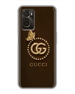 Чохол для OPPO A96 з картинкою «Gucci — золотий метелик» Чохол для OPPO A96 з картинкою «Gucci — золотий метелик»