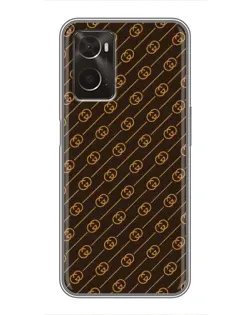 Чохол для OPPO A96 з картинкою «Gucci — золоті діагоналі» Чохол для OPPO A96 з картинкою «Gucci — золоті діагоналі»