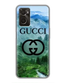 Чохол для OPPO A96 з картинкою «Gucci — гірський пейзаж» Чохол для OPPO A96 з картинкою «Gucci — гірський пейзаж»