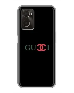 Чохол для OPPO A96 з картинкою «Gucci — червоний градієнт» Чохол для OPPO A96 з картинкою «Gucci — червоний градієнт»