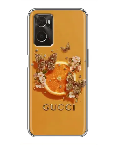 Чехол для OPPO A96 с картинкой «Gucci — золотые бабочки» Чехол для OPPO A96 с картинкой «Gucci — золотые бабочки»