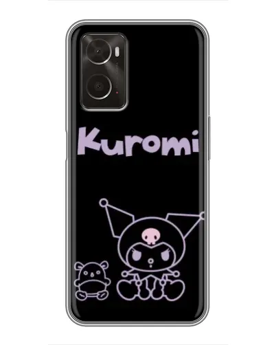 Чохол для OPPO A96 з картинкою «Kuromi — чорний мінімалізм» Чохол для OPPO A96 з картинкою «Kuromi — чорний мінімалізм»