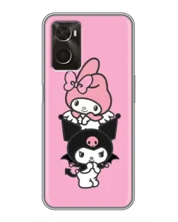 Чохол для OPPO A96 з картинкою «My Melody та Kuromi»
