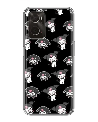 Чохол для OPPO A96 з картинкою «Чорний паттерн Kuromi» Чохол для OPPO A96 з картинкою «Чорний паттерн Kuromi»