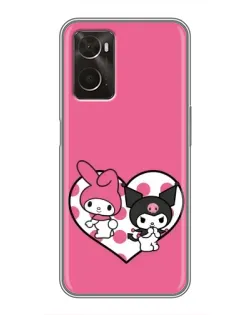 Чохол для OPPO A96 з картинкою «Kuromi та My Melody»