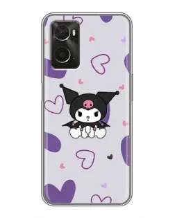 Чохол для OPPO A96 з картинкою «Kuromi та лавандові серця»