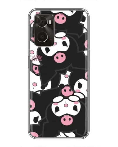 Чохол для OPPO A96 з картинкою «Патерн голів Куромі» Чохол для OPPO A96 з картинкою «Патерн голів Куромі»