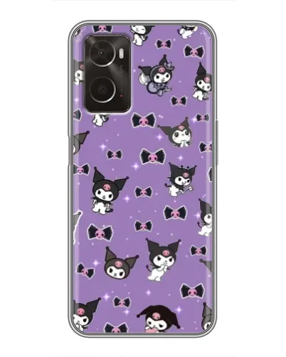 Чохол для OPPO A96 з картинкою «Kuromi — патерн» Чохол для OPPO A96 з картинкою «Kuromi — патерн»
