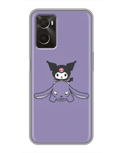 Чохол для OPPO A96 з картинкою «Kuromi на ліловому фоні» Чохол для OPPO A96 з картинкою «Kuromi на ліловому фоні»
