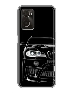 Чохол для OPPO A96 з картинкою «Темний силует BMW» Чохол для OPPO A96 з картинкою «Темний силует BMW»