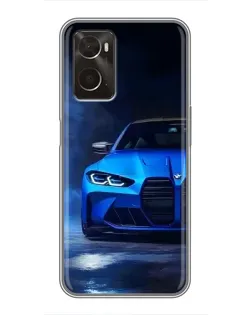 Чохол для OPPO A96 з картинкою «Блакитна BMW M4» Чохол для OPPO A96 з картинкою «Блакитна BMW M4»