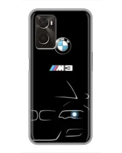 Чохол для OPPO A96 з картинкою «Мінімалістичний принт BMW M3» Чохол для OPPO A96 з картинкою «Мінімалістичний принт BMW M3»