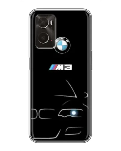 Чохол для OPPO A96 з картинкою «Мінімалістичний принт BMW M3»