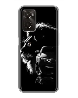 Чохол для OPPO A96 з картинкою «BMW та лев» Чохол для OPPO A96 з картинкою «BMW та лев»