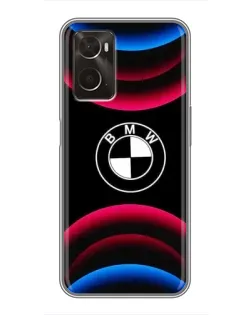 Чохол для OPPO A96 з картинкою «Логотип BMW та неонові дуги» Чохол для OPPO A96 з картинкою «Логотип BMW та неонові дуги»