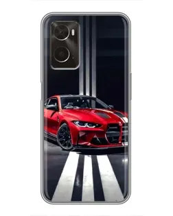 Чохол для OPPO A96 з картинкою «Червона BMW на дорозі» Чохол для OPPO A96 з картинкою «Червона BMW на дорозі»