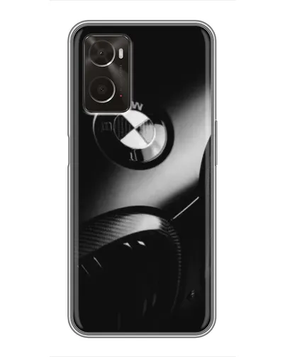 Чохол для OPPO A96 з картинкою «Емблема BMW — макро»