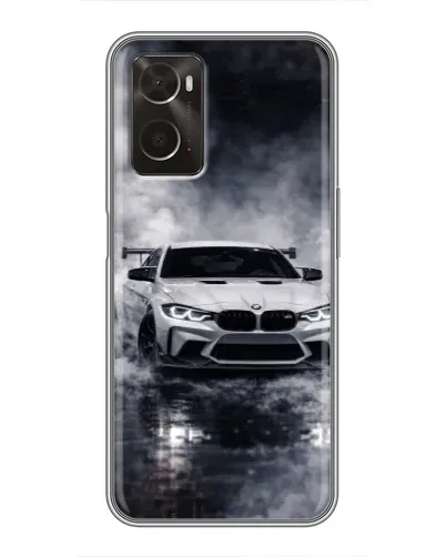 Чохол для OPPO A96 з картинкою «BMW крізь туман»