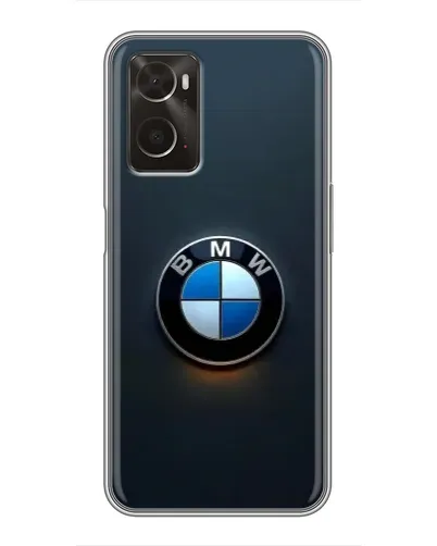 Чохол для OPPO A96 з картинкою «Логотип BMW — мінімалізм»