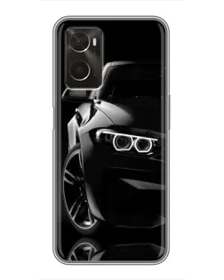 Чохол для OPPO A96 з картинкою «Чорна BMW — профіль» Чохол для OPPO A96 з картинкою «Чорна BMW — профіль»