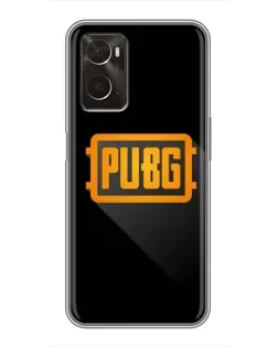 Чохол для OPPO A96 з картинкою «PUBG — рамка лого»