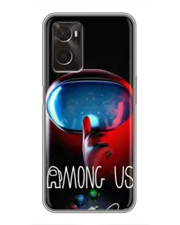 Чохол для OPPO A96 з картинкою «Червоний імпостер — макро» Чохол для OPPO A96 з картинкою «Червоний імпостер — макро»
