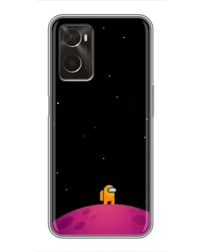 Чохол для OPPO A96 з картинкою «Самотній герой на планеті»