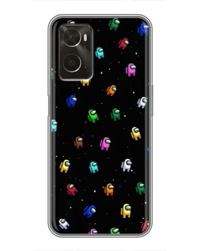 Чохол для OPPO A96 з картинкою «Екіпаж Among Us»