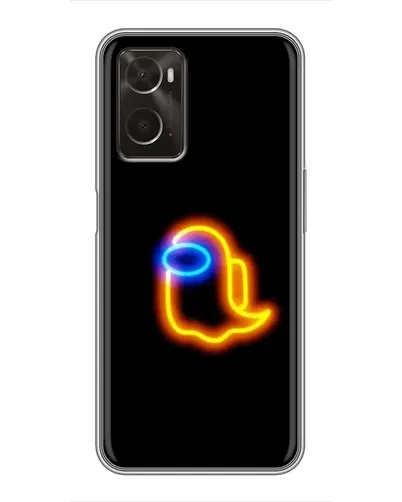 Чохол для OPPO A96 з картинкою «Among Us неонове сяйво»