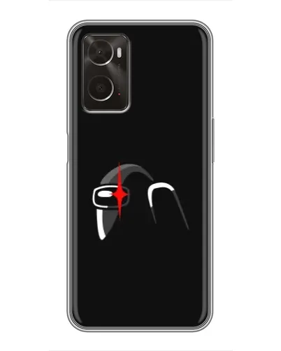 Чохол для OPPO A96 з картинкою «Among Us шолом»