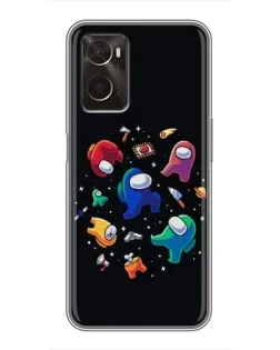 Чохол для OPPO A96 з картинкою «Among Us космос»