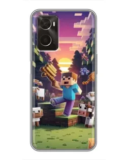 Чохол для OPPO A96 з картинкою «Стів на фермі» Чохол для OPPO A96 з картинкою «Стів на фермі»