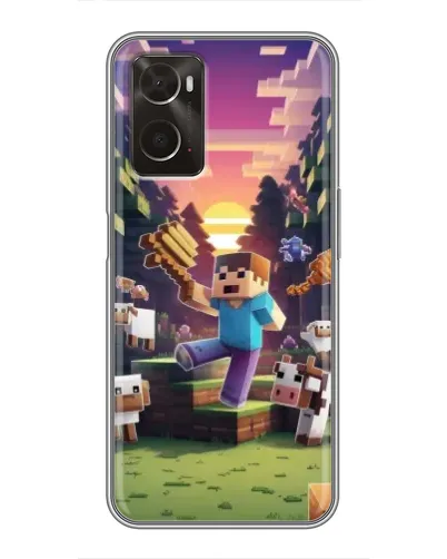 Чохол для OPPO A96 з картинкою «Стів на фермі»