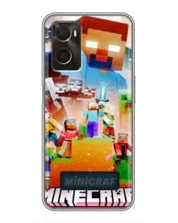 Чохол для OPPO A96 з картинкою «Minecraft герої гри» Чохол для OPPO A96 з картинкою «Minecraft герої гри»