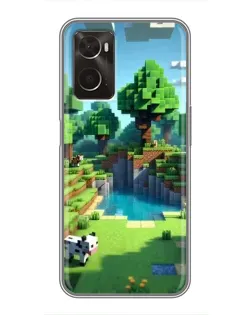 Чохол для OPPO A96 з картинкою «Minecraft літній день»
