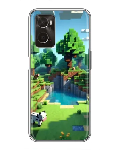 Чохол для OPPO A96 з картинкою «Minecraft літній день»