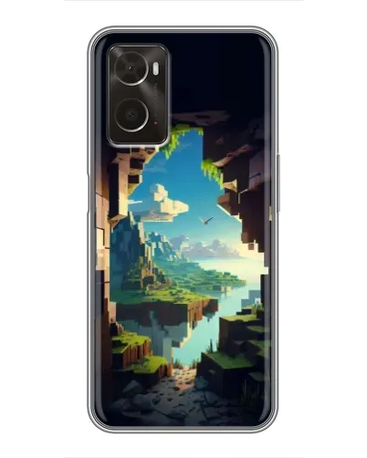 Чохол для OPPO A96 з картинкою «Вид з печери»
