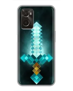 Чохол для OPPO A96 з картинкою «Алмазний меч неон»